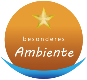 Logo ein Stern von 5 Sterne Qualität besonders Ambiente