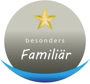 Logo ein Stern von 5 Sterne Qualität besonders Familiär