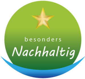 Logo ein Stern von 5 Sterne Qualität besonders Nachhaltig green SPA